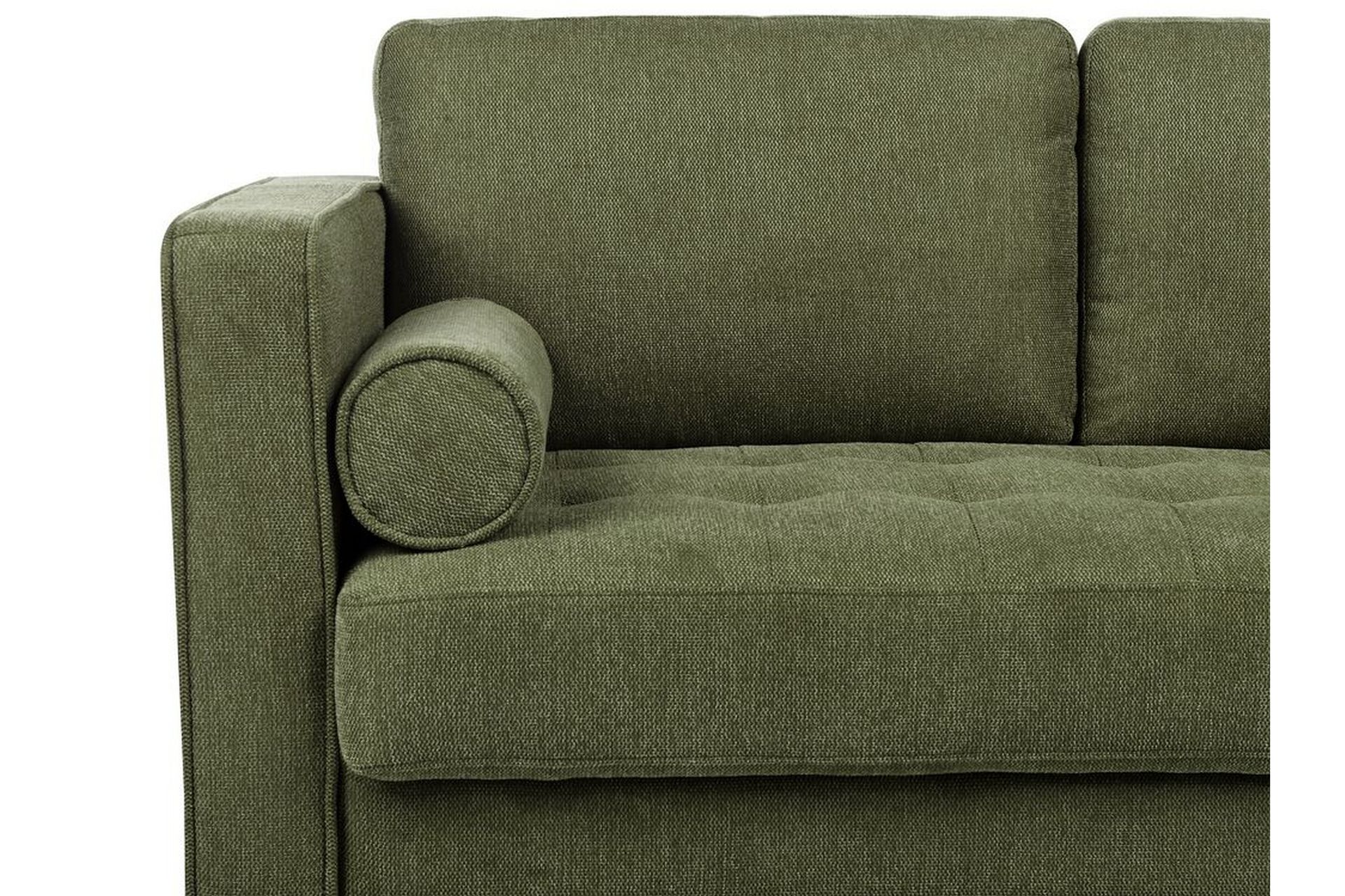 Babur Sofa 3-personers - Grøn/Mørkt træ - Møbler - Sofaer - 3 personers sofa