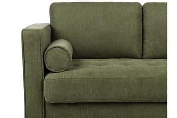 Babur Sofa 3-personers - Grøn/Mørkt træ - Møbler - Sofaer - 3 personers sofa