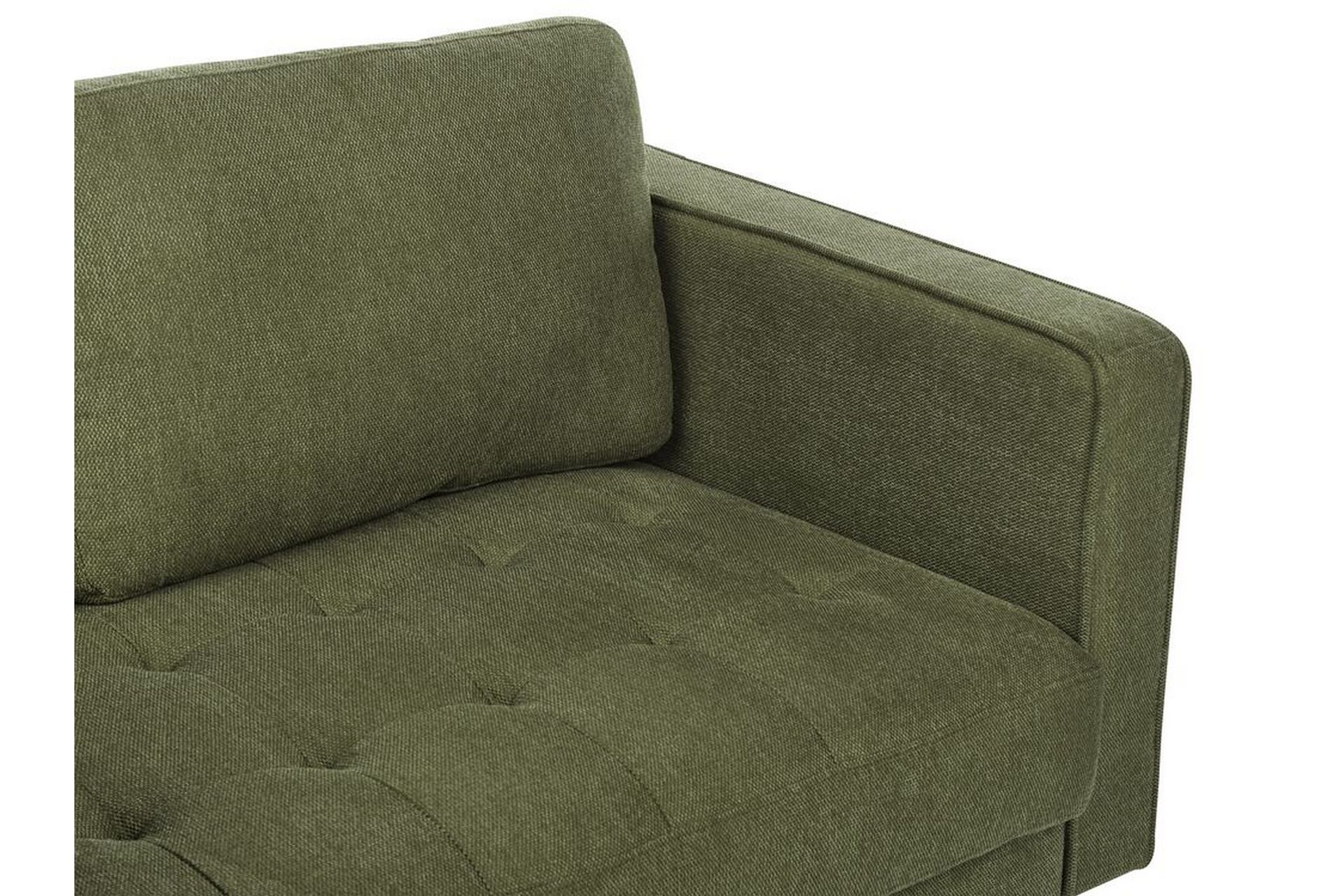 Babur Sofa 3-personers - Grøn/Mørkt træ - Møbler - Sofaer - 3 personers sofa