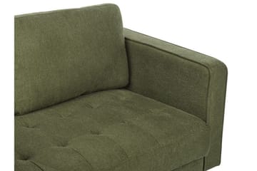 Babur Sofa 3-personers - Grøn/Mørkt træ - Møbler - Sofaer - 3 personers sofa