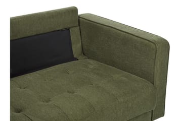 Babur Sofa 3-personers - Grøn/Mørkt træ - Møbler - Sofaer - 3 personers sofa