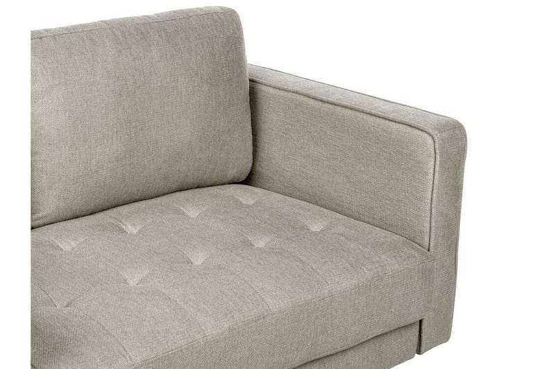 Babur Sofa 3-personers - Taupe/Mørkt træ - Møbler - Sofaer - 3 personers sofa