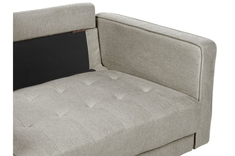 Babur Sofa 3-personers - Taupe/Mørkt træ - Møbler - Sofaer - 3 personers sofa