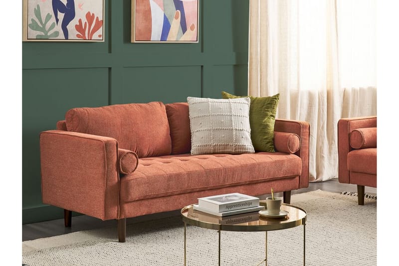 Babur Sofa 3-personers - Brun/Mørkt træ - Møbler - Sofaer - 3 personers sofa