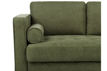 Babur Sofa 3-personers - Grøn/Mørkt træ - Møbler - Sofaer - 3 personers sofa
