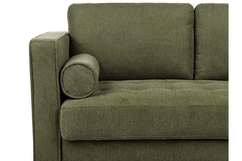 Babur Sofa 3-personers - Grøn/Mørkt træ - Møbler - Sofaer - 3 personers sofa