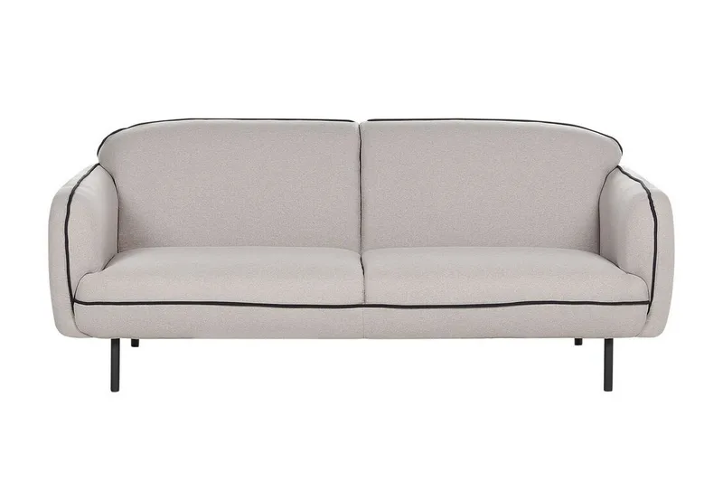 Balint 3-personers Dyb Buet Sofa i Stof med Paspoal, Grå