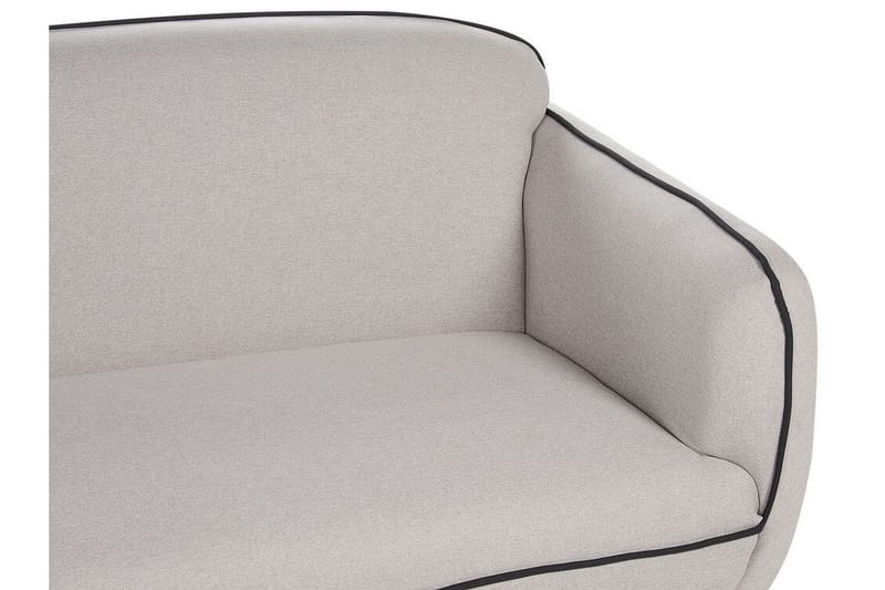 Balint 3-personers Dyb Buet Sofa i Stof med Paspoal - Grå - Møbler - Sofaer - 3 personers sofa