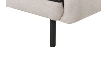Balint 3-personers Dyb Buet Sofa i Stof med Paspoal - Grå - Møbler - Sofaer - 3 personers sofa