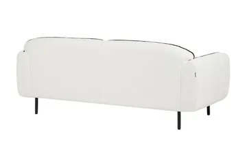 Balint Sofa 3-personers - Hvid/Sort - Møbler - Sofaer - 3 personers sofa