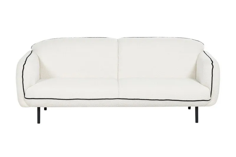 Balint Sofa 3-personers, Hvid/Sort