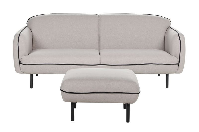 Balint Sofa 3-personers - Grå/Sort - Møbler - Sofaer - 3 personers sofa
