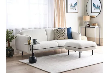 Balint Sofa 3-personers - Hvid/Sort - Møbler - Sofaer - 3 personers sofa