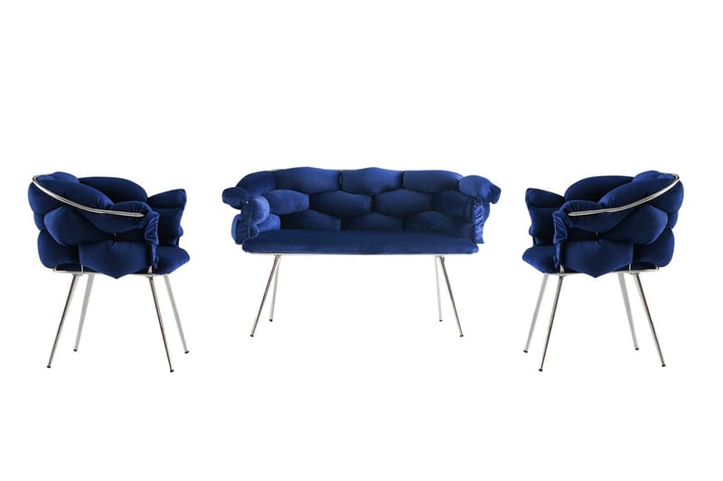 Balon Sofagruppe - Blå - Møbler - Sofaer - Sofagrupper