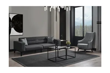Banjo 4-personers Sovesofa - Antracit - Møbler - Sofaer - Sovesofaer