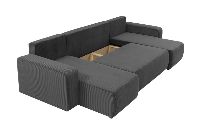 Barile Sofa Dobbeltdivan 4-personers - Lys grå - Møbler - Sofaer - U Sofa