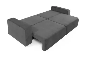 Barile Sovesofa 3-personers i Plys - Hvid - Møbler - Sofaer - Sovesofaer