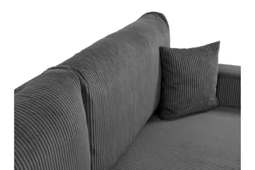 Barile Sovesofa 3-personers i Plys - Hvid - Møbler - Sofaer - Sovesofaer