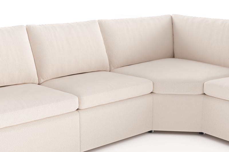 Barsele Hjørnesofa med Recliner 5-personers - Beige - Møbler - Sofaer - Recliner sofaer