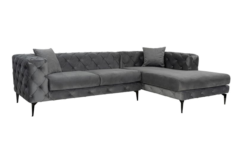 Beachport 3-personers Sofa med Højre Chaiselong - Antracit - Møbler - Sofaer - Sofa med chaiselong