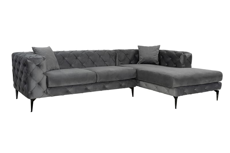 Beachport 3-personers Sofa med Højre Chaiselong - Antracit - Møbler - Sofaer - Sofa med chaiselong