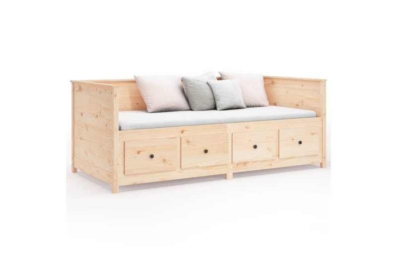 beBasic daybed 100x200 cm massivt fyrretræ - Brun - Møbler - Sofaer - Daybed