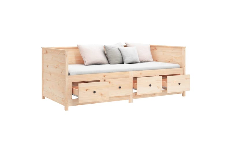 beBasic daybed 100x200 cm massivt fyrretræ - Brun - Møbler - Sofaer - Daybed