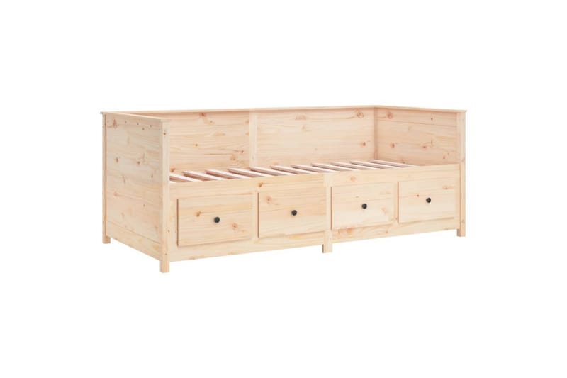 beBasic daybed 100x200 cm massivt fyrretræ - Brun - Møbler - Sofaer - Daybed