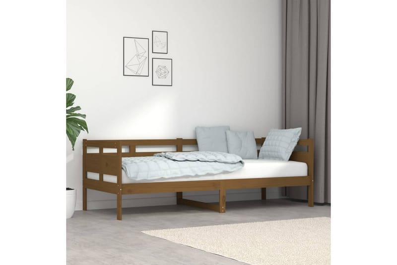 beBasic daybed 2x(80x200) cm massivt fyrretræ gyldenbrun - Brun - Møbler - Sofaer - Daybed