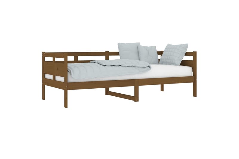 beBasic daybed 2x(80x200) cm massivt fyrretræ gyldenbrun - Brun - Daybed