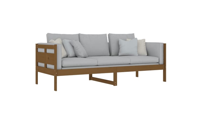 beBasic daybed 2x(80x200) cm massivt fyrretræ gyldenbrun - Brun - Daybed