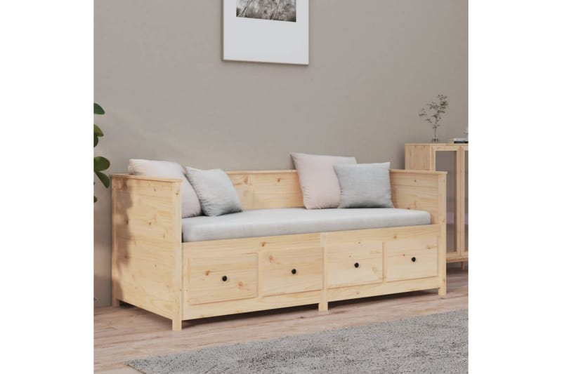 beBasic daybed 75x190 cm massivt fyrretræ - Brun - Møbler - Sofaer - Daybed