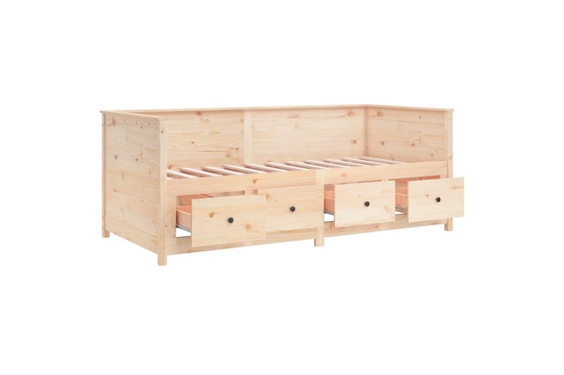 beBasic daybed 75x190 cm massivt fyrretræ - Brun - Møbler - Sofaer - Daybed