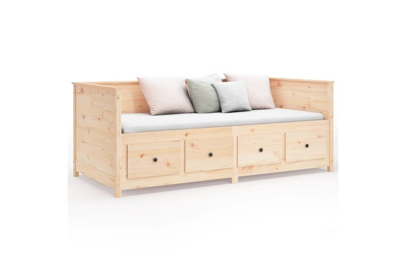beBasic daybed 75x190 cm massivt fyrretræ - Brun - Møbler - Sofaer - Daybed