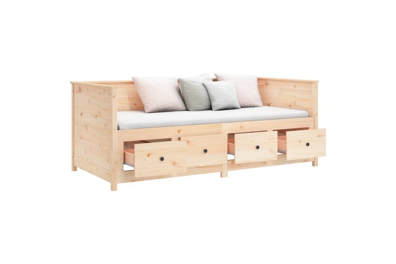 beBasic daybed 75x190 cm massivt fyrretræ - Brun - Møbler - Sofaer - Daybed