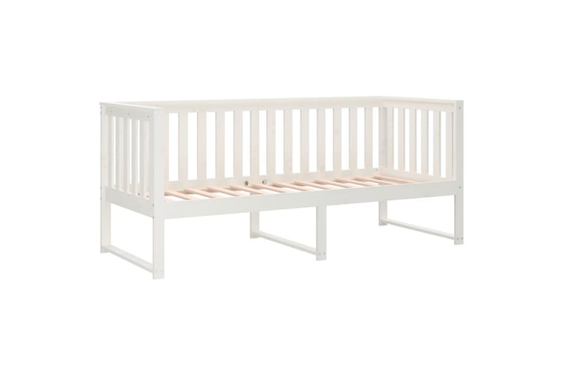 beBasic daybed 75x190 cm massivt fyrretræ hvid - Hvid - Daybed