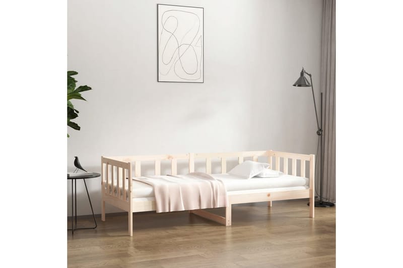 beBasic daybed 80x200 cm massivt fyrretræ - Brun - Daybed