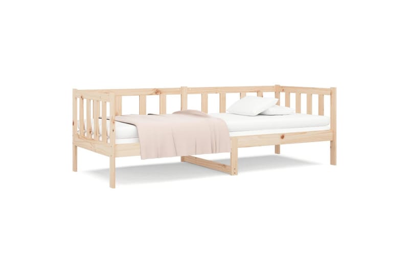 beBasic daybed 80x200 cm massivt fyrretræ - Brun - Daybed