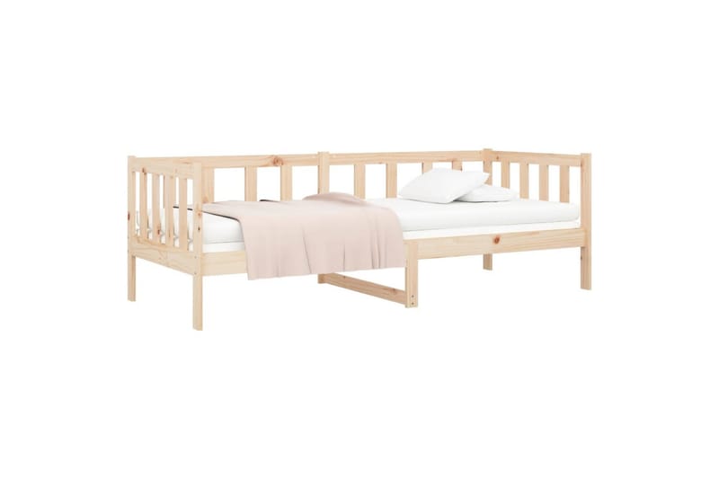 beBasic daybed 80x200 cm massivt fyrretræ - Brun - Daybed