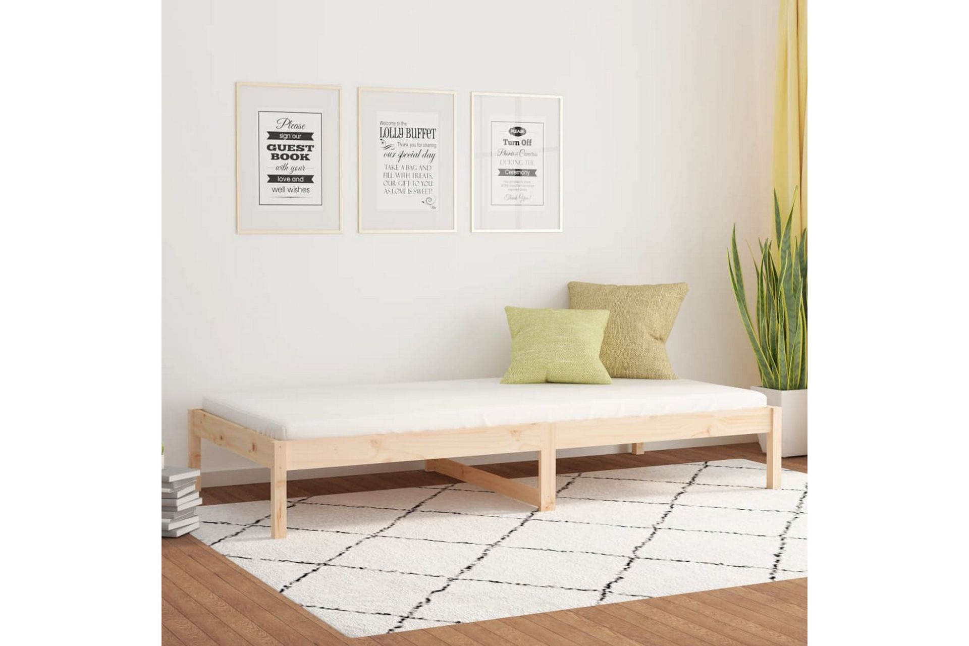 beBasic daybed 80x200 cm massivt fyrretræ - Brun - Møbler - Sofaer - Daybed