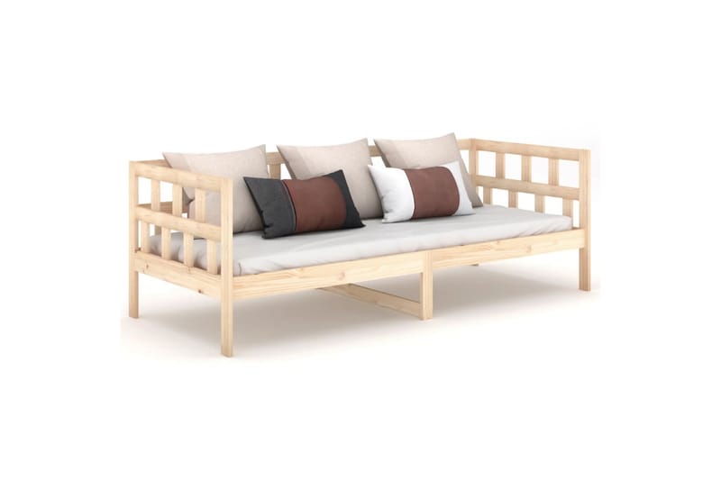 beBasic daybed 80x200 cm massivt fyrretræ - Brun - Daybed