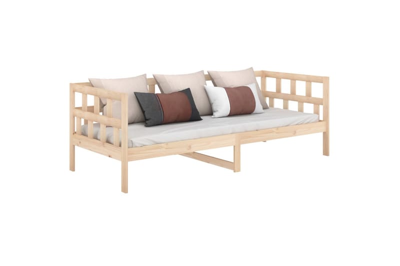 beBasic daybed 80x200 cm massivt fyrretræ - Brun - Daybed