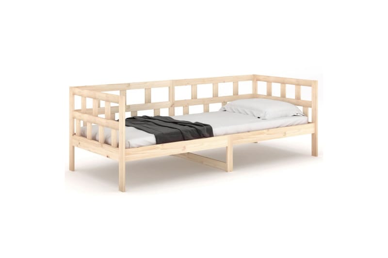 beBasic daybed 80x200 cm massivt fyrretræ - Brun - Daybed