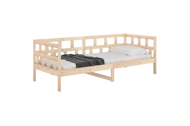 beBasic daybed 80x200 cm massivt fyrretræ - Brun - Daybed