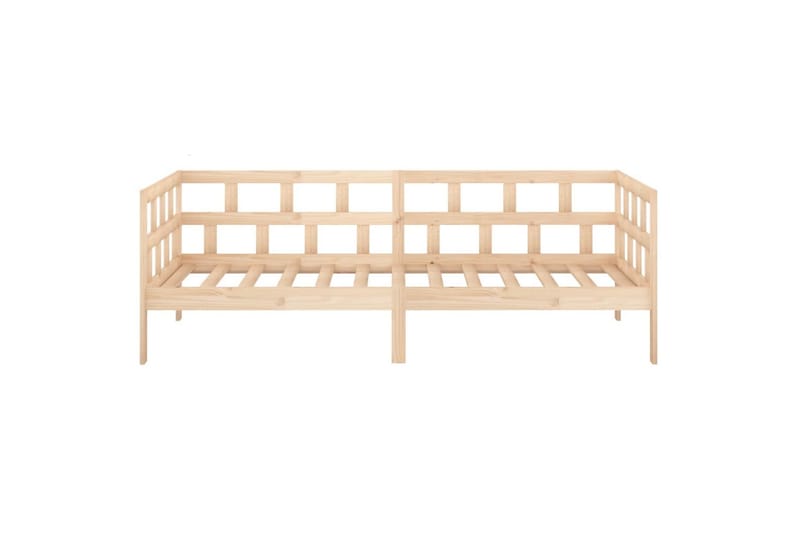 beBasic daybed 80x200 cm massivt fyrretræ - Brun - Daybed