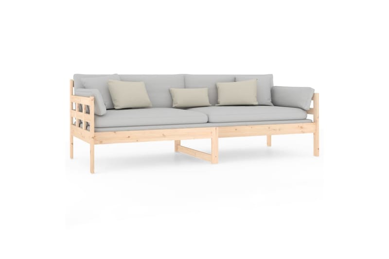 beBasic daybed 80x200 cm massivt fyrretræ - Brun - Daybed