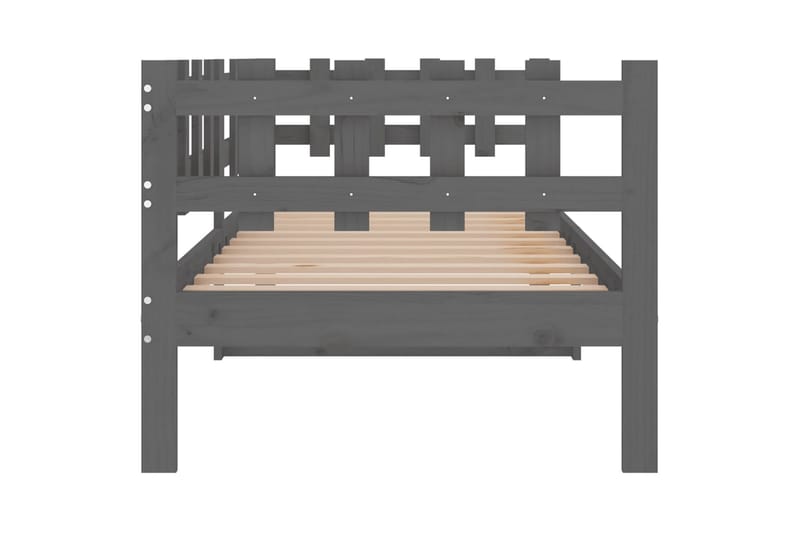 beBasic daybed 80x200 cm massivt fyrretræ grå - GrÃ¥ - Møbler - Sofaer - Daybed