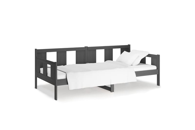 beBasic daybed 80x200 cm massivt fyrretræ grå - GrÃ¥ - Møbler - Sofaer - Daybed