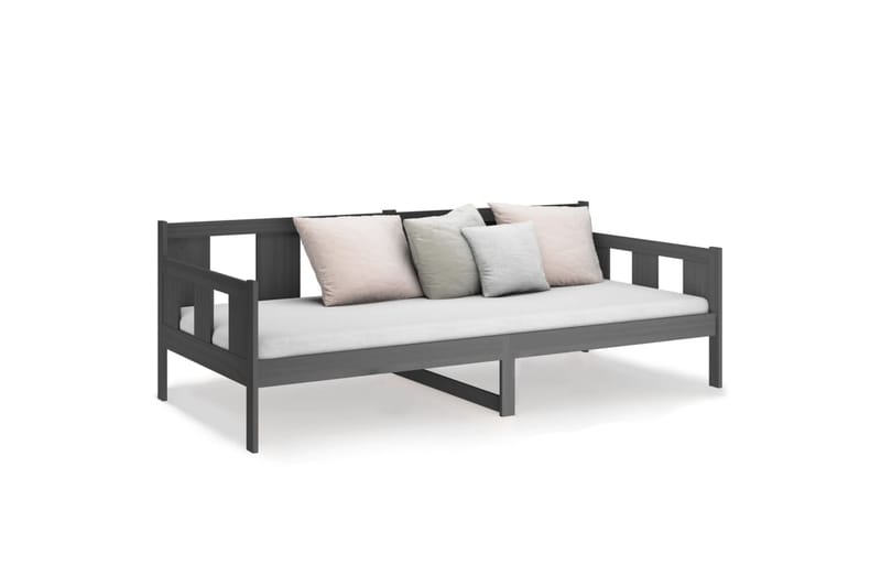 beBasic daybed 80x200 cm massivt fyrretræ grå - GrÃ¥ - Møbler - Sofaer - Daybed