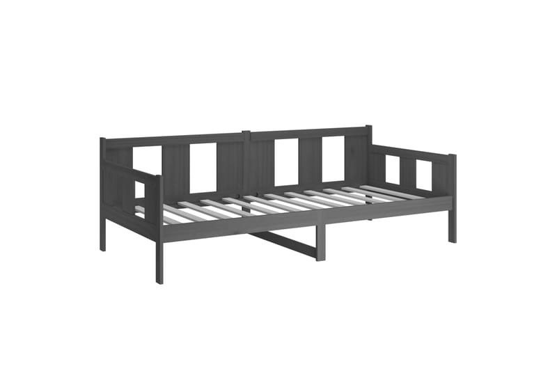 beBasic daybed 80x200 cm massivt fyrretræ grå - GrÃ¥ - Daybed